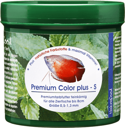 Naturefood Premium Color plus S – farbverstärkendes Zierfischfutter aus dem Sortiment von Aquarissimo