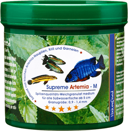 Naturefood Supreme Artemia M – hochwertiges Futter für Zierfische aus dem Sortiment von Aquarissimo