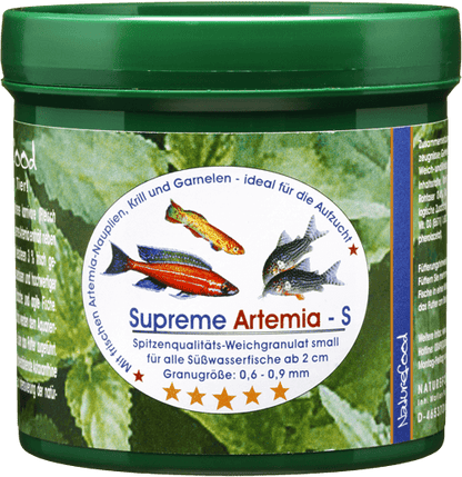 Naturefood Supreme Artemia S – hochwertiges Futter für Zierfische aus dem Sortiment von Aquarissimo
