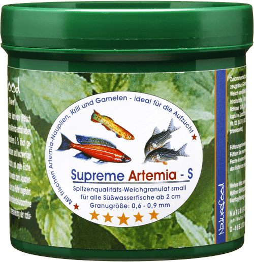 Naturefood Supreme Artemia S – hochwertiges Futter für Zierfische aus dem Sortiment von Aquarissimo
